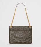 Saint Laurent Niki shoulder bag calfskin leather (British brand)