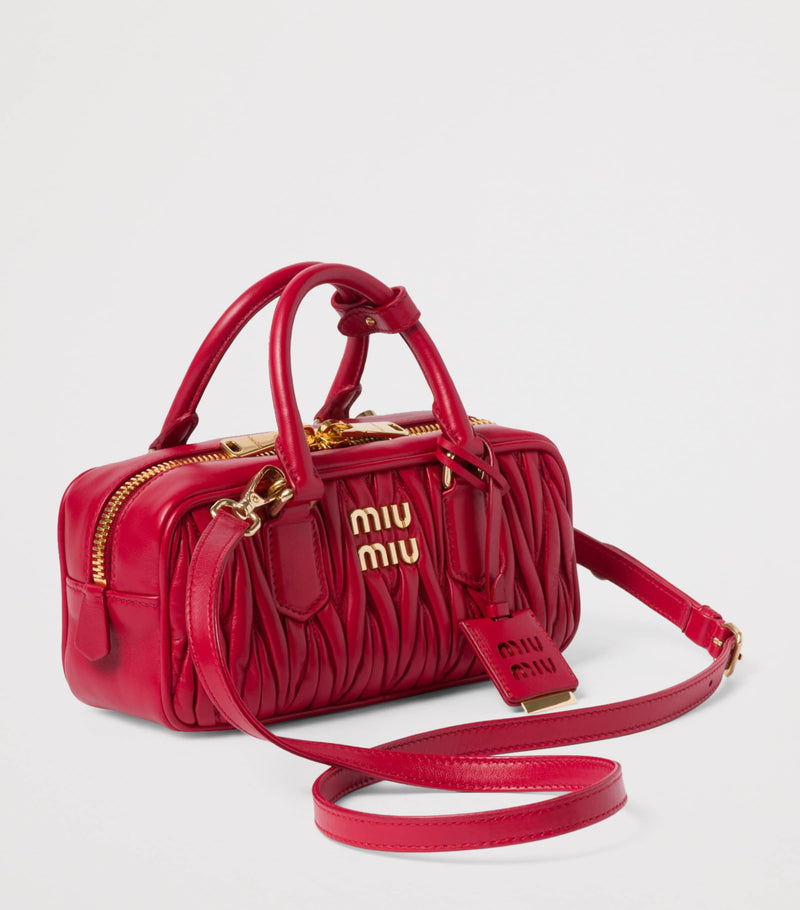 Miu Miu nappa leather Matelassé Arcadie top-handle bag, UK version