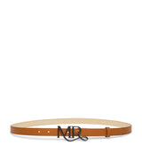 Harrods Marina Rinaldi Leather Logo Belt- Buy online at McGrocer