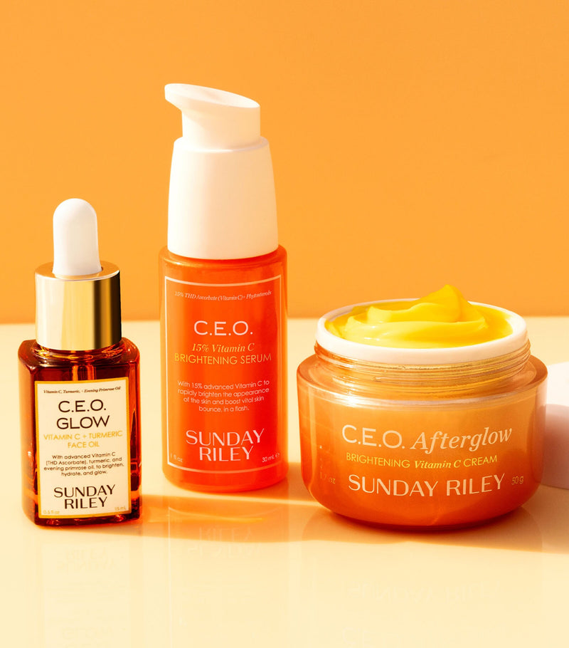 Sunday Riley Afterglow Brightening Vitamin C Cream 50g, imported from the UK