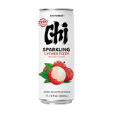 Genki Forest sparkling water lychee flavoured can, UK version