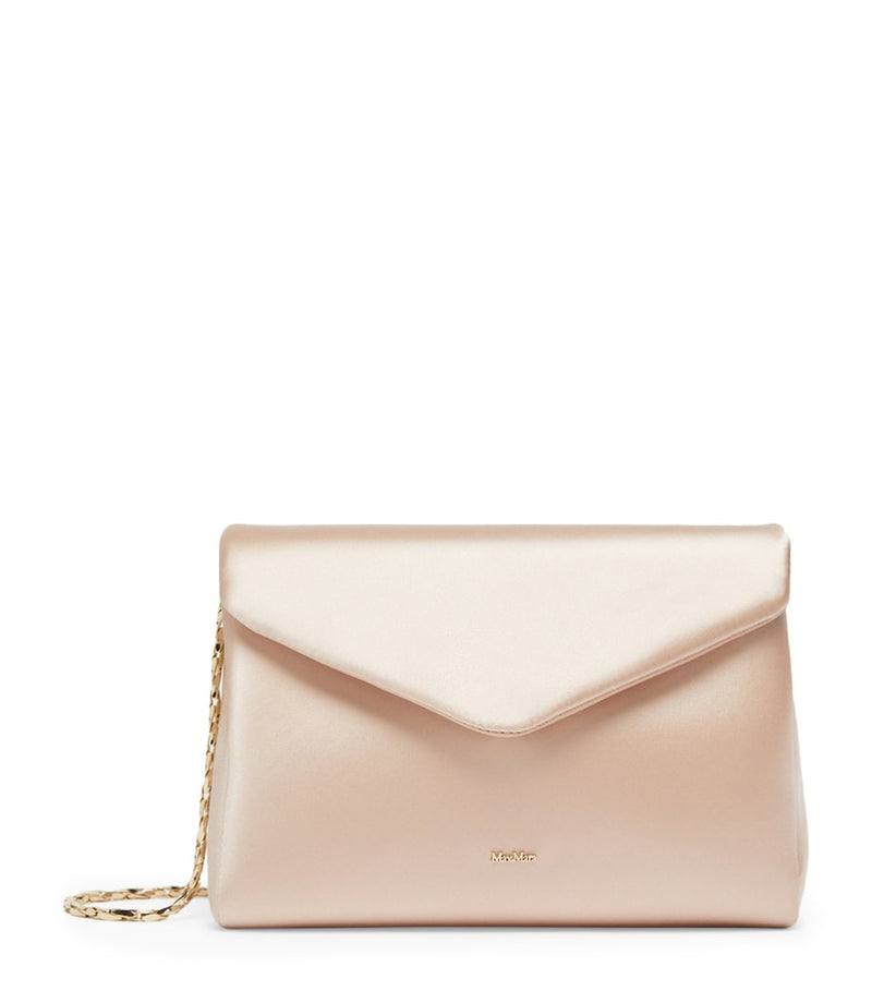 Max Mara satin clutch bag, UK version