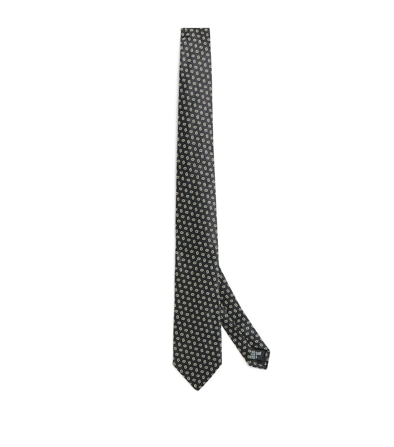 Emporio Armani silk jacquard tie - British product