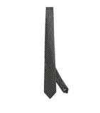 Emporio Armani silk jacquard tie - British product