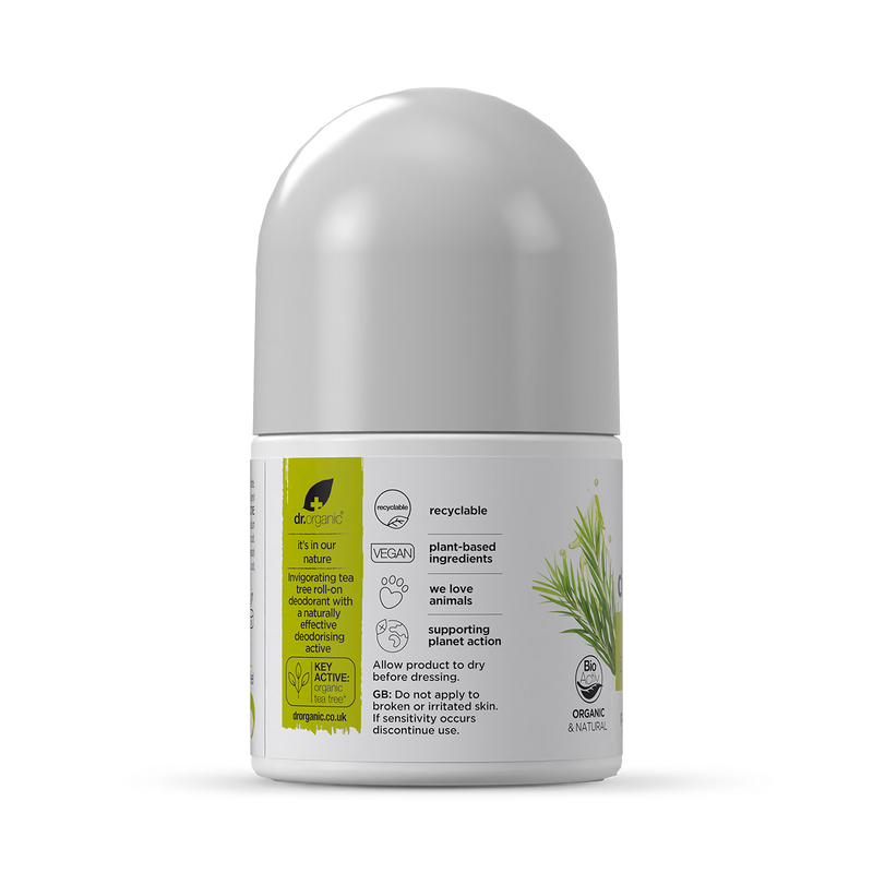 Dr Organic Tea Tree Deodorant Stick 50ml - British product