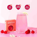 Spruce raspberry & elderflower water enhancer 12 sachets, imported from the UK