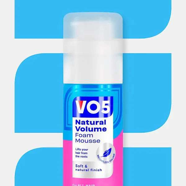 VO5 Natural Volume Hair Mousse 250ml (British brand)