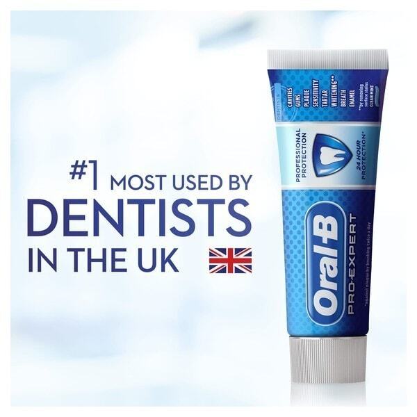 Oral-B Pro-Expert Clean Mint Toothpaste 75ml, imported from the UK
