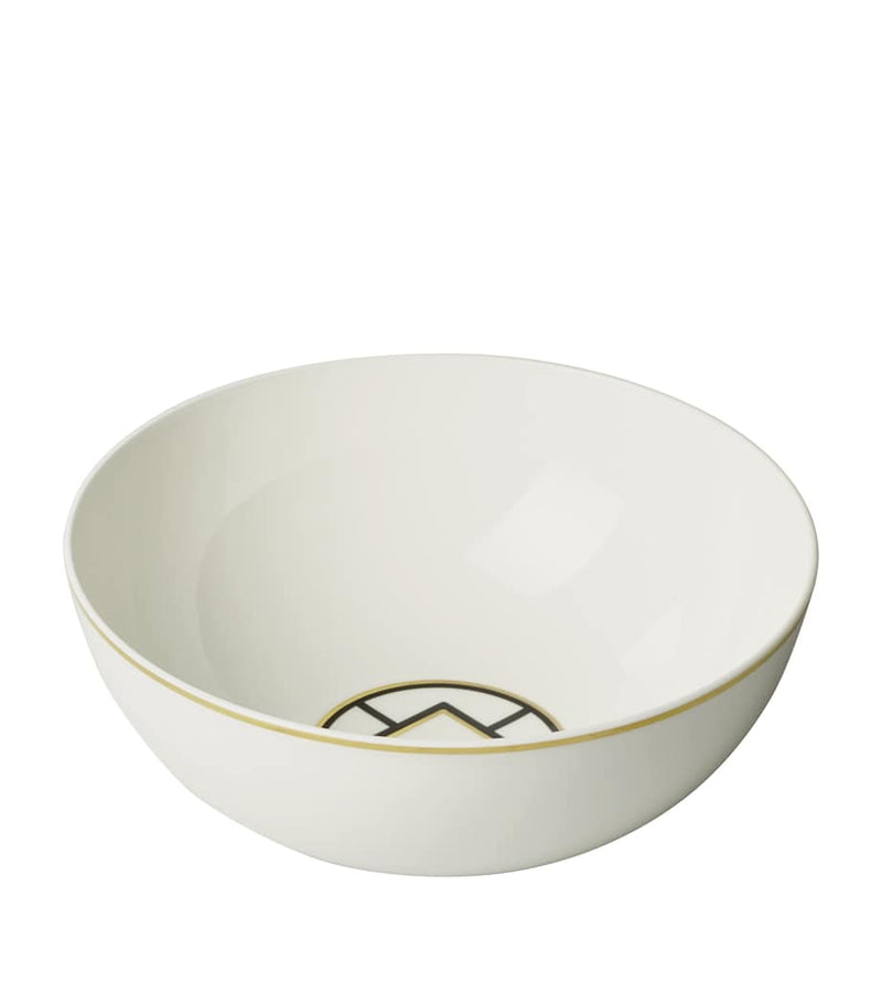 Villeroy & Boch porcelain salad bowl with geometric pattern 23cm (British brand)