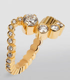 Sophie Bille Brahe yellow gold diamond ocean ring (British brand)
