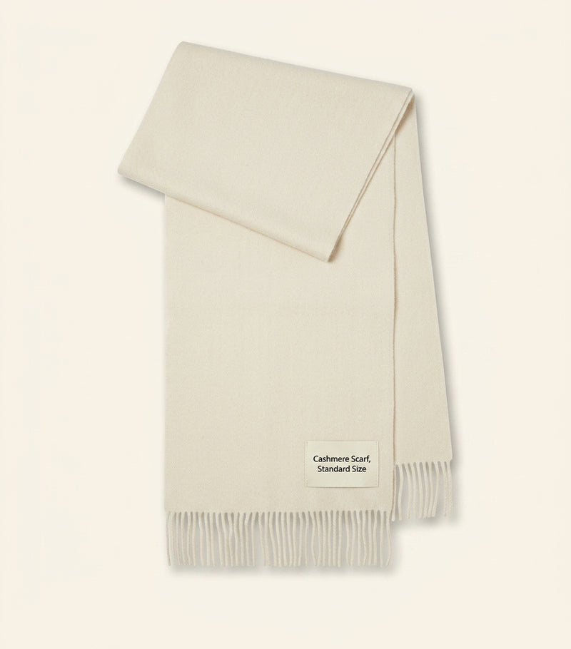 Burberry cashmere check scarf woven in Scotland (British brand)