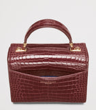 Aspinal of London Midi Mayfair top-handle bag, imported from the UK