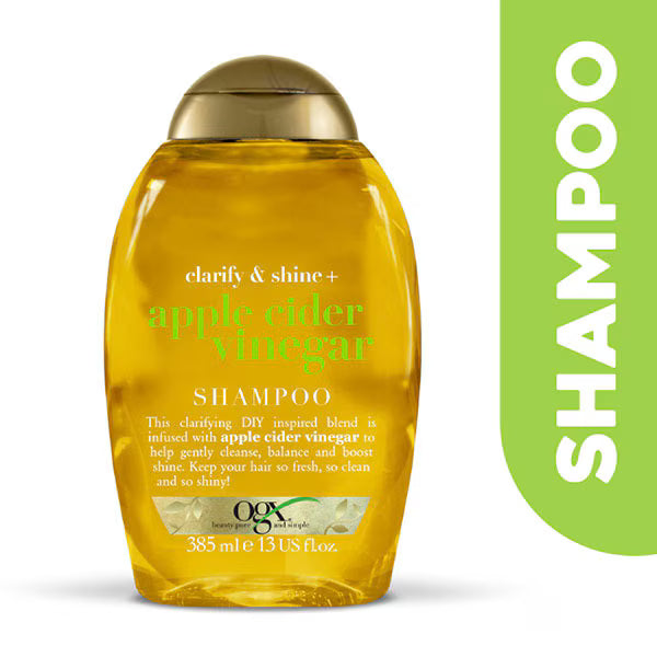 OGX Apple Cider Vinegar Shampoo 385ml, imported from the UK