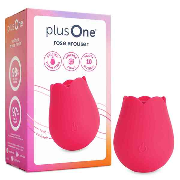 plusOne Rose Arouser personal massager, UK version