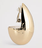 Tory Burch Wave earrings gold plated brass, UK version