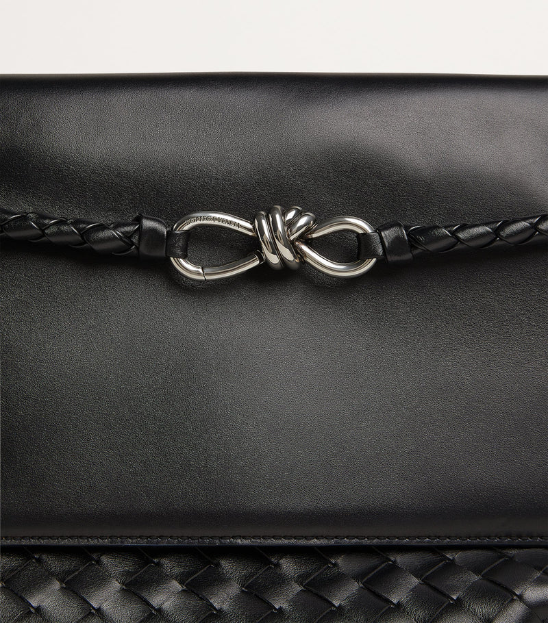 Bottega Veneta Andiamo messenger bag in calfskin with Intrecciato weave (British brand)