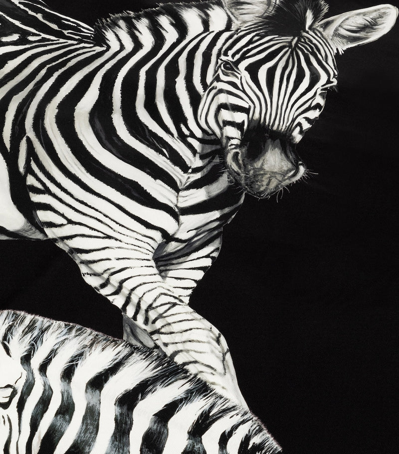 Dolce&Gabbana Casa Silk Zebra Quilted Throw 140cm x 180cm - British product