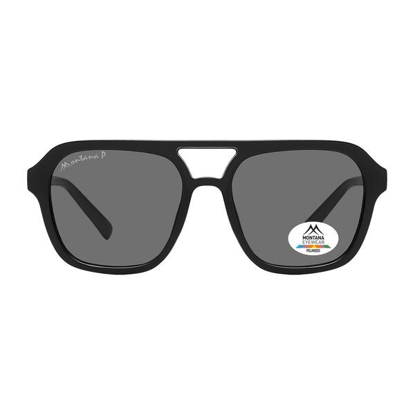 Montana MP174 black polarised men's sunglasses, UK version