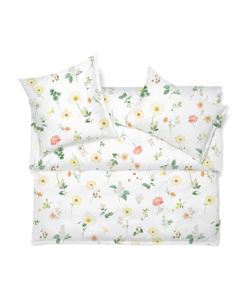 Schlossberg cotton sateen Zinnia king duvet cover - British product