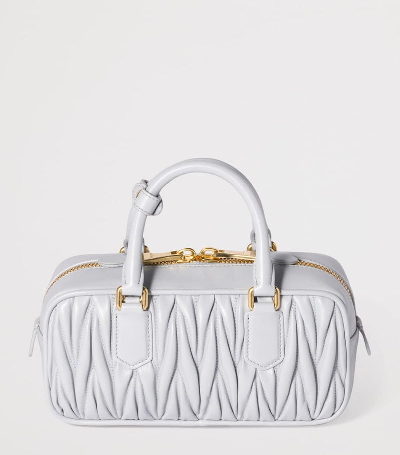 Miu Miu Arcadie top-handle bag in nappa leather, UK version