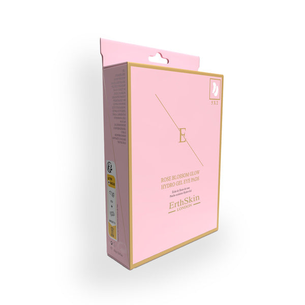 ErthSkin Rose Blossom Glow Hydro-Gel Eye Pads 5 X 2