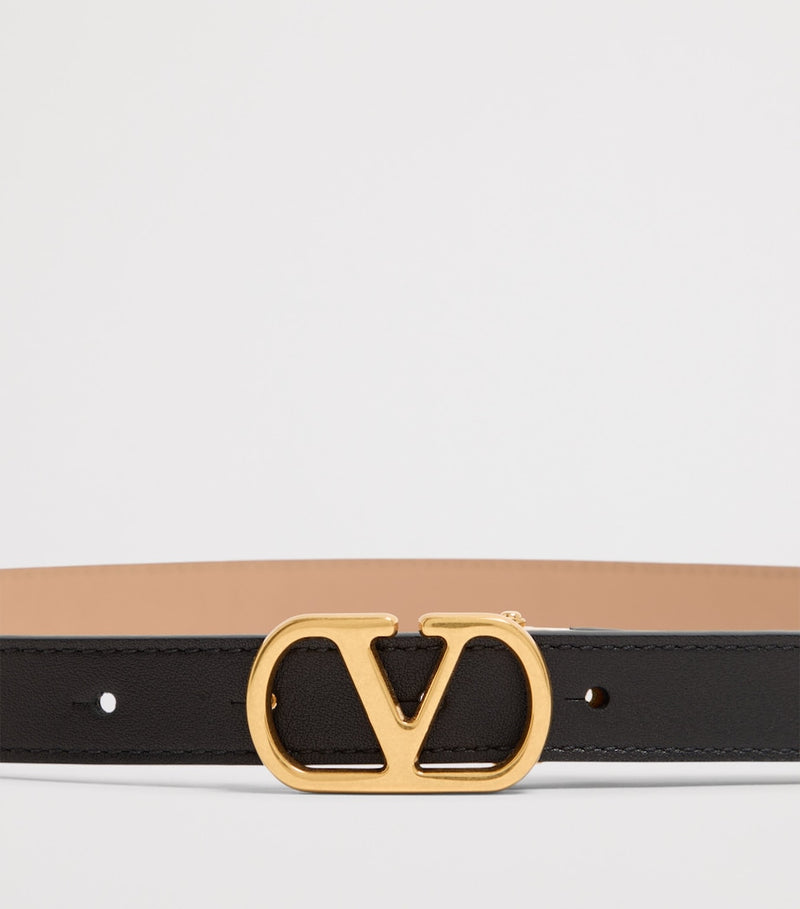 Valentino Garavani reversible VLogo signature belt, UK version