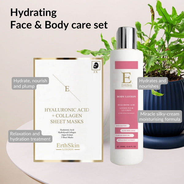 ErthSkin Hyaluronic Acid Body Lotion 250ml + Hyaluronic Acid Mask