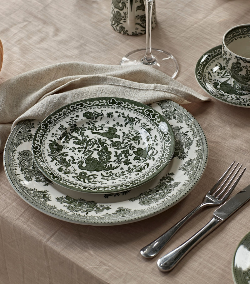 Burleigh Asiatic Pheasants dinner plate set 25cm, imported from the UK