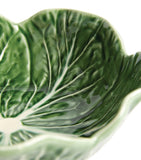 Bordallo Pinheiro cabbage-inspired earthenware bowl 17.5cm - British product
