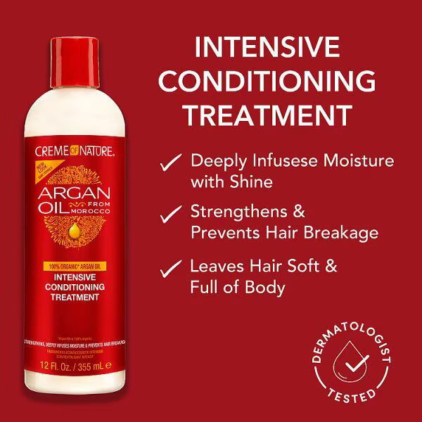 Creme of Nature Argan Oil Conditioning Treatment 355ml - British product
