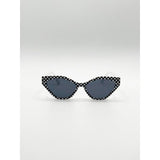 Superdrug SVNX Angular Sunglasses Black and White Check- Buy online at McGrocer