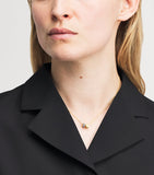 Suzanne Kalan yellow gold blue sapphire pendant necklace, imported from the UK