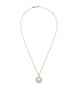 Harrods Chopard Rose Gold and Diamond Happy Diamonds Icons Joaillerie Necklace 42cm- Buy online at McGrocer