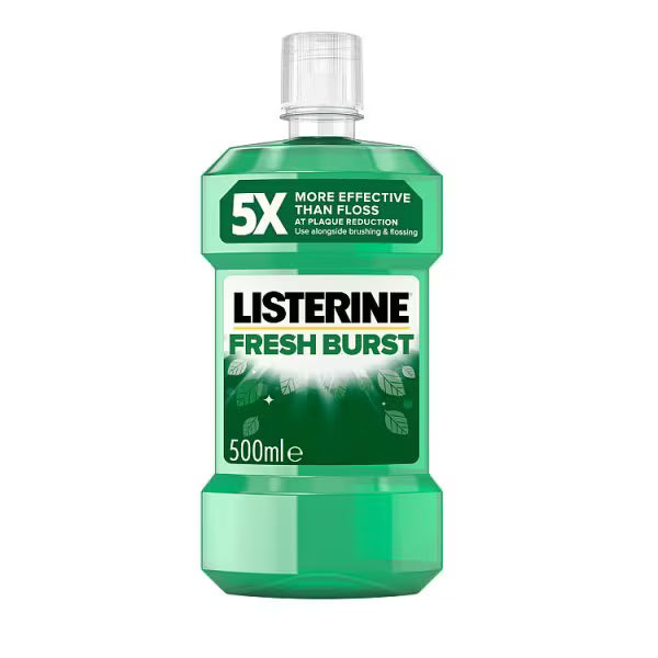 Listerine Freshburst Anti-Bacterial Mouthwash 500ml, UK version