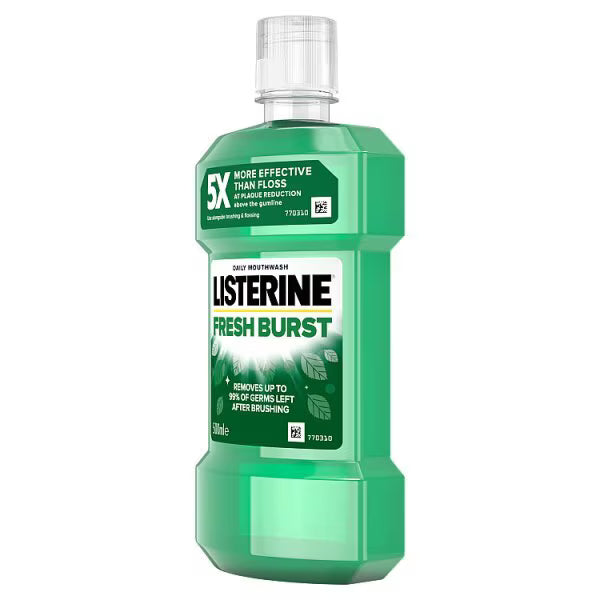 Listerine Freshburst Anti-Bacterial Mouthwash 500ml, UK version