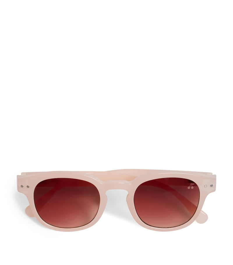 Bonpoint cherry-detail square sunglasses (British brand)