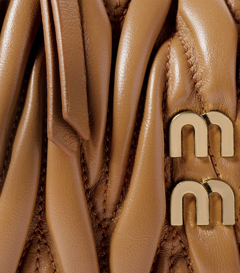 Miu Miu Matelassé Leather Wander Top-Handle Bag (British brand)