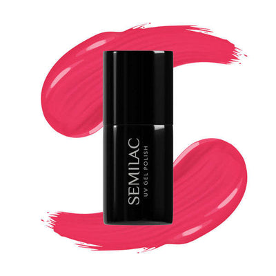 Superdrug Semilac 042 Neon Raspberry Gel Polish Pink 7ml- Buy online at McGrocer