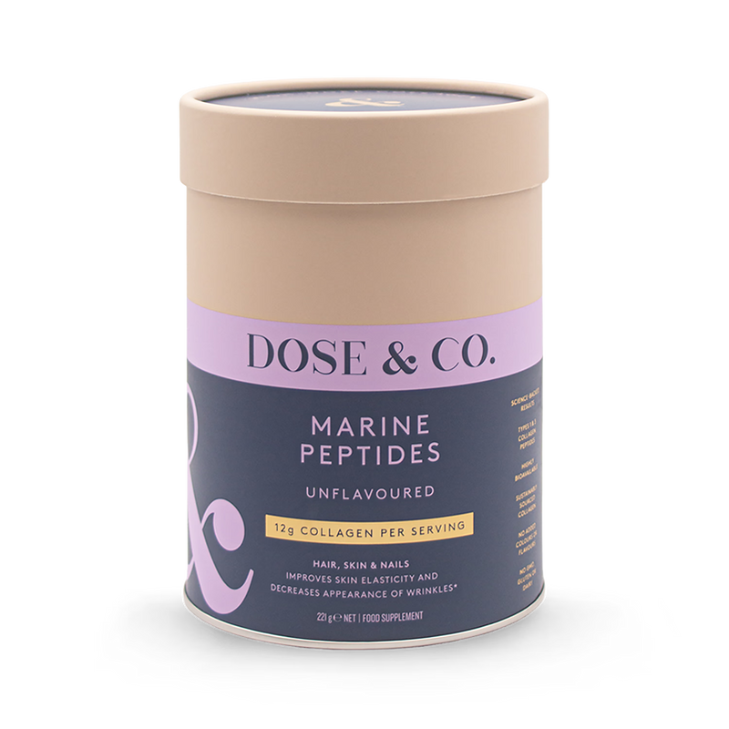 Dose & Co Marine Peptides Unflavoured 221g, imported from the UK