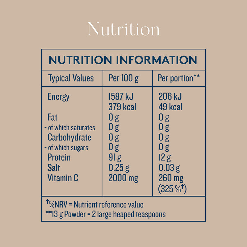 Dose & Co Marine Peptides Unflavoured 221g, imported from the UK