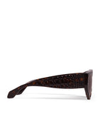 Alaïa aviator mask sunglasses with croc-embossed acetate - British product