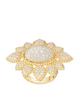 Harrods Boucheron Yellow Gold and Diamond Serpent Bohème Vintage Ring- Buy online at McGrocer