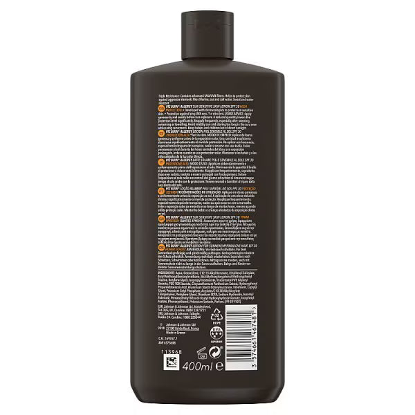Piz Buin Allergy Sun Sensitive Skin Lotion 400ml, imported from the UK