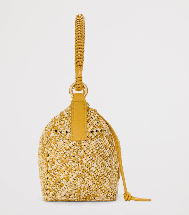 LOEWE Raffia Cala Pouch handwoven raffia bag, UK version