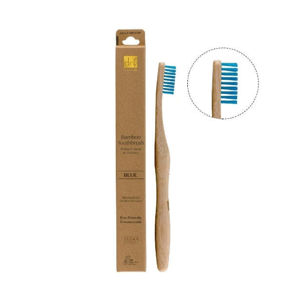 Dr Botanicals vibrant bamboo toothbrush kit - British product