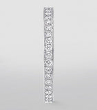 Graff platinum and diamond eternity ring, UK version