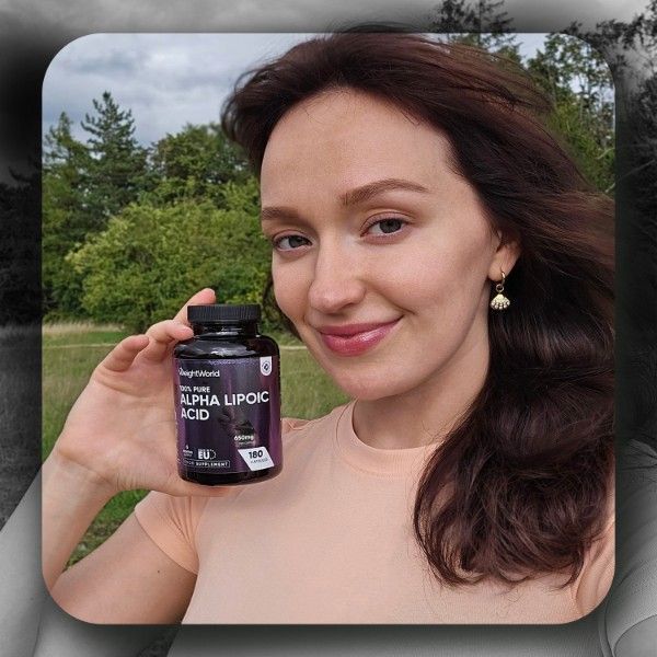 WeightWorld Alpha Lipoic Acid 650mg supplement 180 capsules, UK version