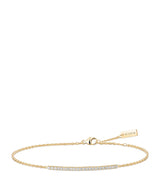 Harrods Messika Gatsby Yellow Gold and Diamond Pavé Bracelet (0.25ct)- Buy online at McGrocer