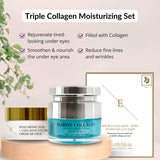 Marine Collagen Night Cream and Eye Cream Bundle, imported from the UK