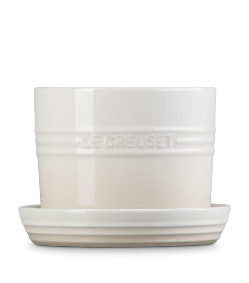 Le Creuset stoneware herb planter 15cm, UK version